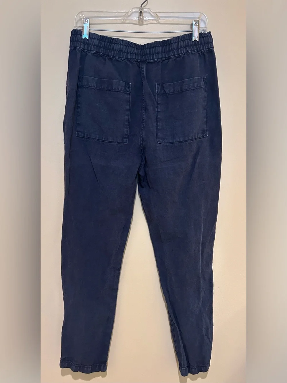 Joe's Jeans Men’s 100% Linen Navy Blue Drawstring Casual Pants Size Small
